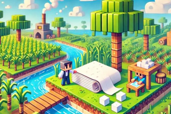 How to make paper in minecraft